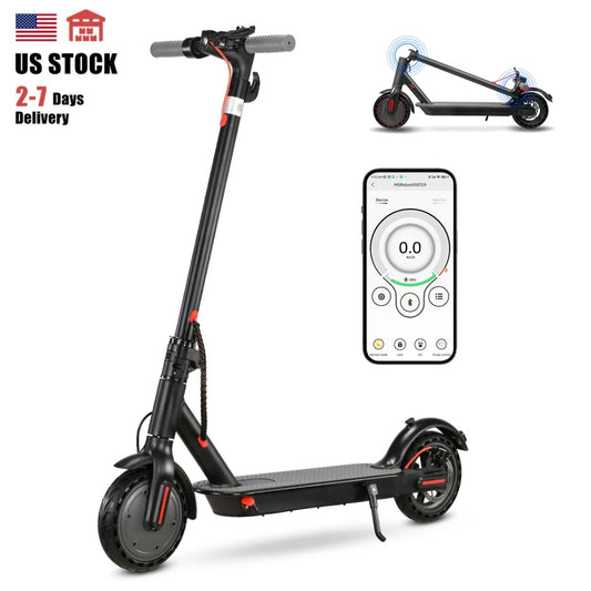 Foldable Electric Scooter 36V 350W – Long Range 25km/h | 8.5” Solid Tire | Lightweight Commuter E-Scooter for Adults